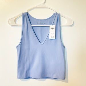 A&F SoftAF V-Neck Crop Top